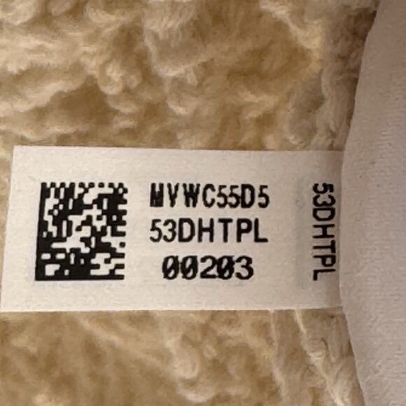 American Eagle Women’s XS Lace Up Collared Crochet Open Knit Cream Sweater Boho - Picture 9 of 10